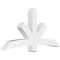Ekena Millwork Alberta Architectural Grade PVC Gable Bracket, 72"W x 36"H x 6"D x 6"F, 12/12 Pitch GBP072X36X0606ALB00 - alternate 1